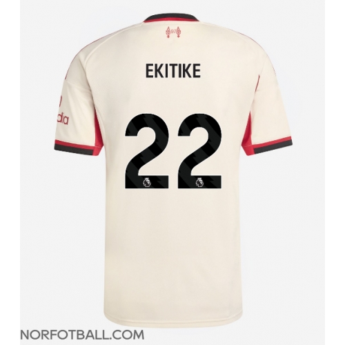 Billige Fotballdrakt Liverpool Hugo Ekitike #22 Replika Bortedrakt 2025-26 Kortermet Billige Fotballdrakt Liverpool Hugo Ekitike #22 Replika Bortedrakt 2025-26 Kortermet